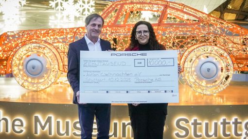 Porsche spendet 10 000 Euro
