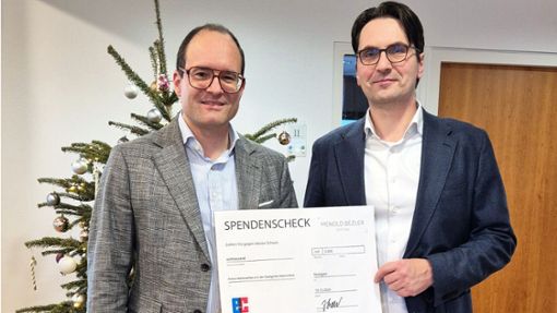Menold-Bezler-Stiftung spendet 8000 Euro